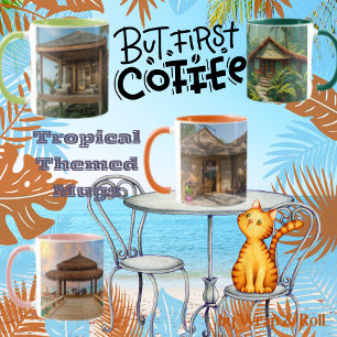 Tasse des tropischen Strandes