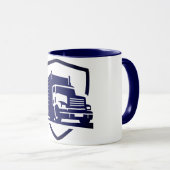 Tasse des Truck Driver-Logos (VorderseiteRechts)