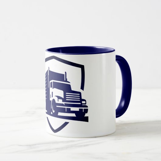 Tasse des Truck Driver-Logos (VorderseiteRechts)