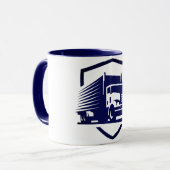 Tasse des Truck Driver-Logos (Vorderseite Links)