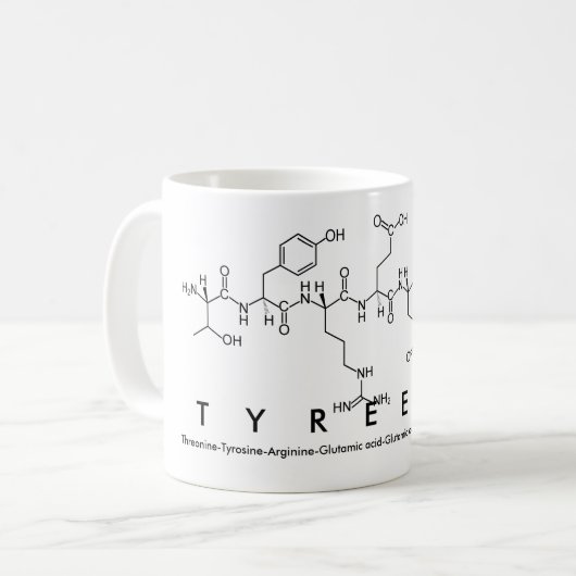 Tasse des Tyreece-Peptids (Vorderseite Links)