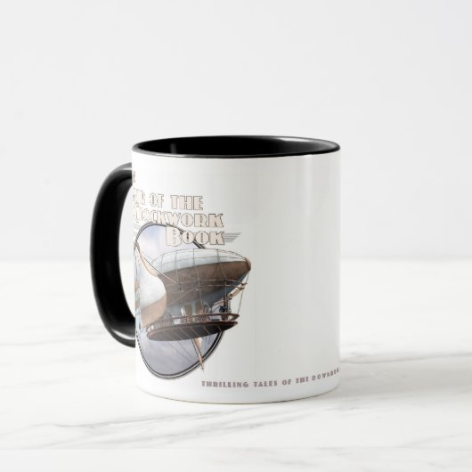Tasse des Uhrwerk-Buch-#7 (Luftschiff) (Vorderseite Links)
