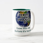 Tasse des Umweltbewusstseins Planet B (VorderseiteRechts)