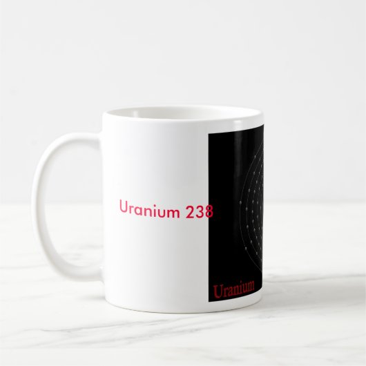 Tasse des Uran-238 (Links)