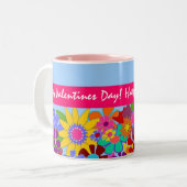 Tasse des Valentines Tages (Vorderseite Links)