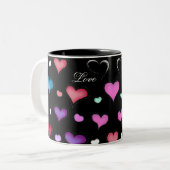 Tasse des Valentinstag (Vorderseite Links)