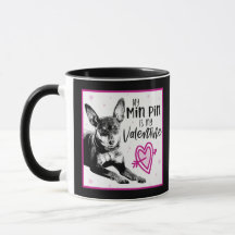 Tasse des Valentinstag MinPin - Valentinstag