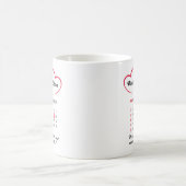 Tasse des Valentinstag nach Maß, Geschenke zum Jah (Mittel)