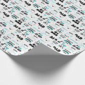 Tasse des Vaters Geschenkpapier (Ecke)