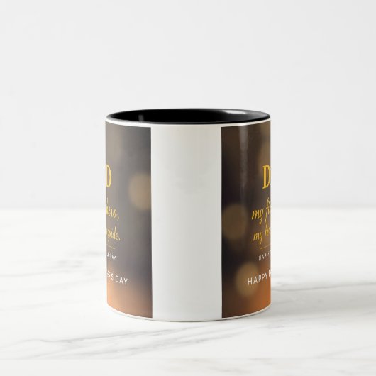 Tasse des Vaters - Vater, Du bist mein erster Held (Mittel)