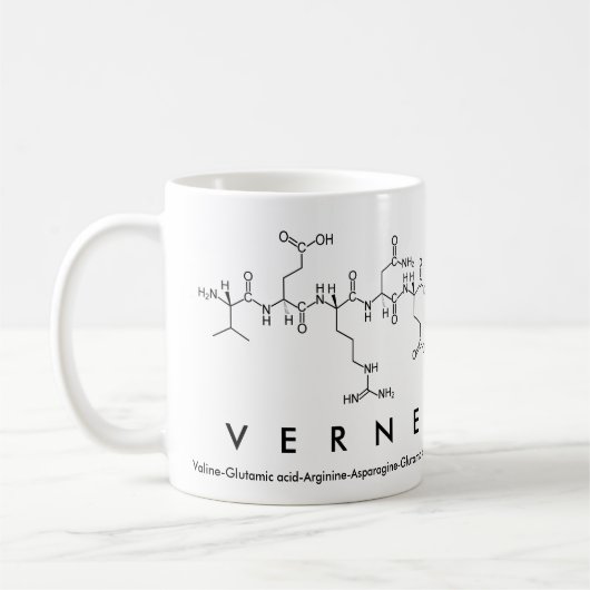 Tasse des Verne Peptids (Links)