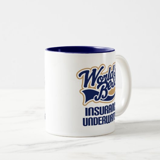 Tasse des Versicherer-Geschenk-(Welten am besten) (VorderseiteRechts)