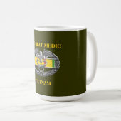 Tasse des Vietnam-Service-Band-Hintergrund-CMB (VorderseiteRechts)