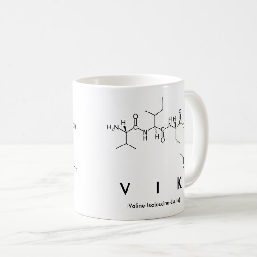 Tasse des Vik Peptids (VorderseiteRechts)