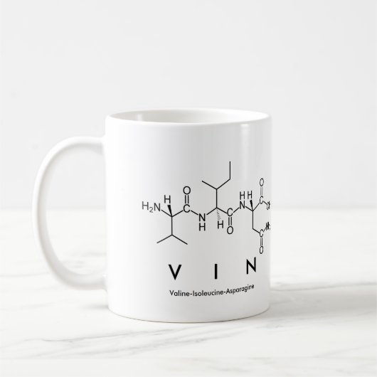 Tasse des Vin-Peptids (Links)