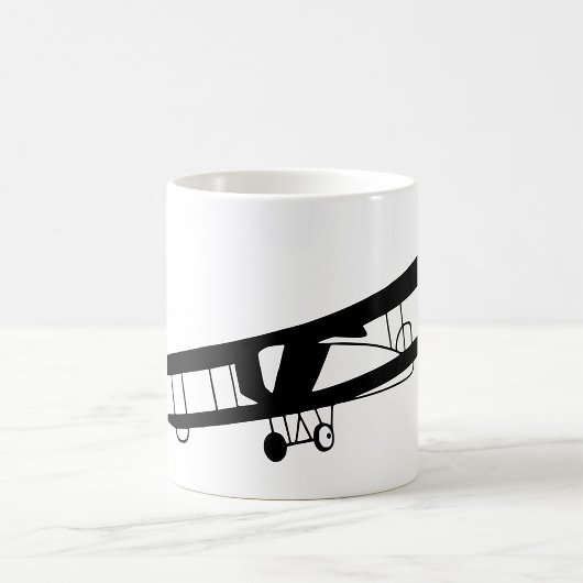 Tasse des Vintagen Flugzeugs