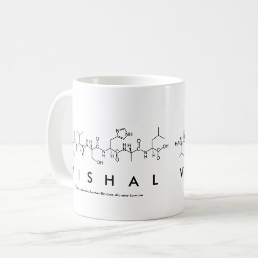 Tasse des Vishal-Peptids (Vorderseite Links)