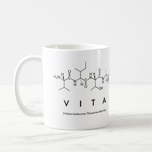 Tasse des Vita-Peptids (Links)