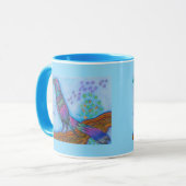Tasse des Vogel-Druckkaffees (Vorderseite Links)