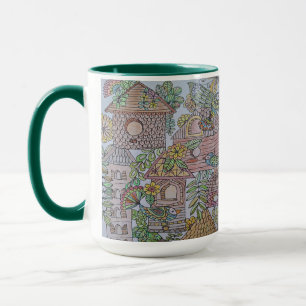 Tasse des Vogelhauses