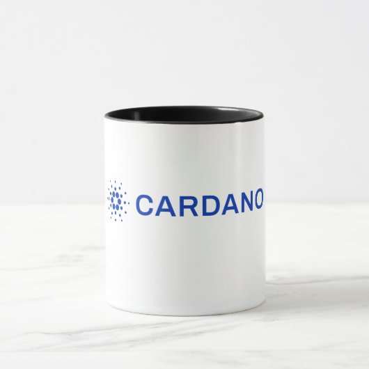 Tasse des vollen Logos von Cardano (Zentrum)