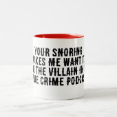 Tasse des wahren Verbrechens schnarchen (Mittel)