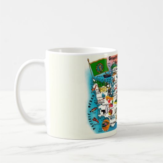 Tasse des Washingtoner Staat (Links)