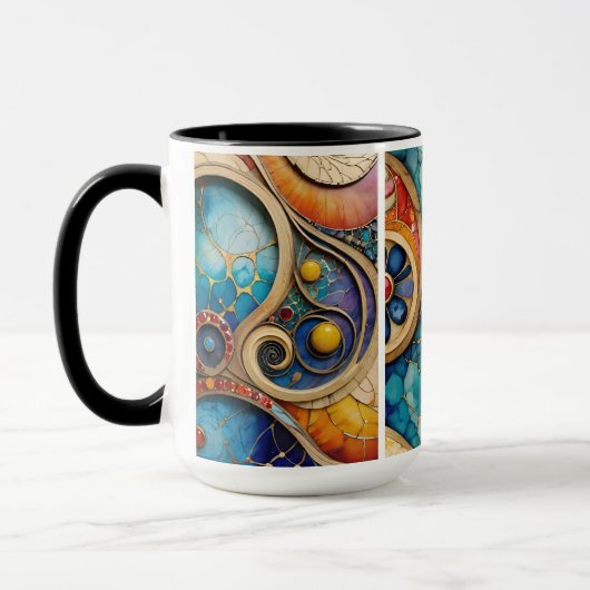 Tasse des Wasserkreises (Links)