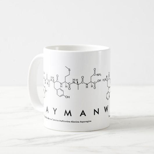 Tasse des Wayman-Peptids (Vorderseite Links)