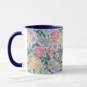 Tasse des weiblichen Blumenmusters (Links)