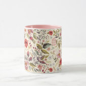 Tasse des weiblichen Blumenmusters (Zentrum)