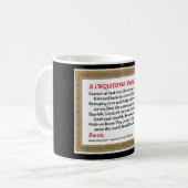 Tasse des Weihnachtsgebets-(Donald Trump) (Vorderseite Links)