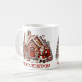Tasse des Weihnachtshauses (Vorderseite Links)