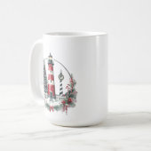 Tasse des Weihnachtshauses (Vorderseite Links)