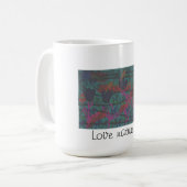 Tasse des weißen Kaffees des Designers (Vorderseite Links)