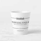 Tasse des Whisperpinsellogos (Vorderseite)