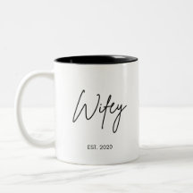 Tasse des Wifey-Kaffees, Tasse des kundenspezifisc