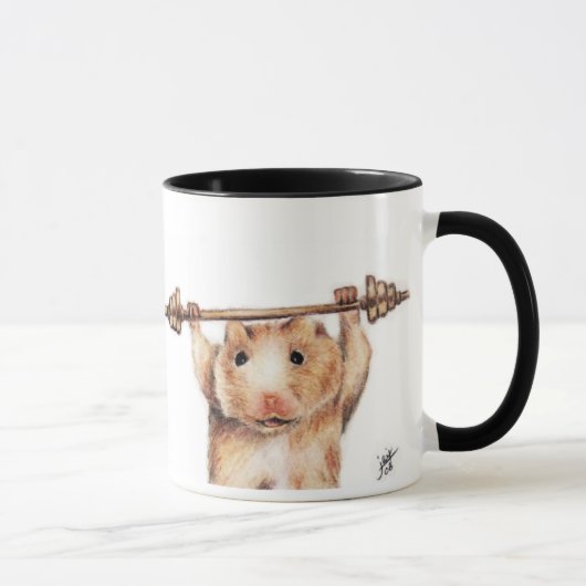 Tasse des Workout-(Hamster) (Rechts)