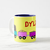 Tasse des Zuges - personalisiert (Vorderseite Links)