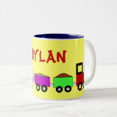 Tasse des Zuges - personalisiert (VorderseiteRechts)