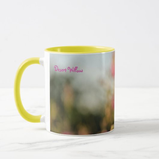 Tasse: Desert Willow Blume #6 (Ringer) Tasse (Links)