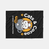 Tasse-Design für Ferien mit gemütlichen Cat- und P Fleecedecke (Vorderseite (Horizontal))