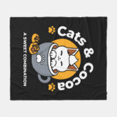 Tasse-Design für Ferien mit gemütlichen Cat- und P Fleecedecke (Vorderseite (Horizontal))