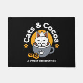 Tasse-Design für Ferien mit gemütlichen Cat- und P Fußmatte (Vorderseite)