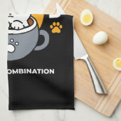 Tasse-Design für Ferien mit gemütlichen Cat- und P Geschirrtuch (Viertel Falte)