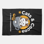 Tasse-Design für Ferien mit gemütlichen Cat- und P Geschirrtuch (Horizontal)