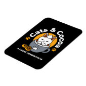 Tasse-Design für Ferien mit gemütlichen Cat- und P Magnet (Linke Seite)