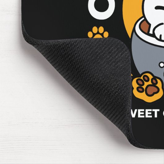 Tasse-Design für Ferien mit gemütlichen Cat- und P Mousepad (Ecke)