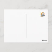 Tasse-Design für Ferien mit gemütlichen Cat- und P Postkarte (Rückseite)