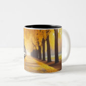 Tasse, Design Herbst Zweifarbige Tasse (VorderseiteRechts)
